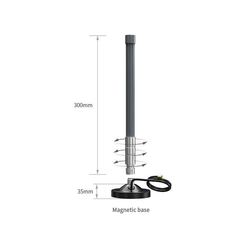 Magnetischer Standfuß für Helium Antennen