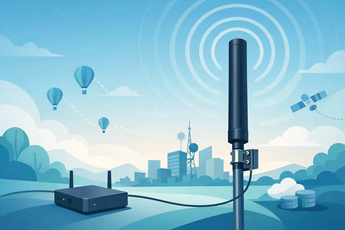 8 dBi LoRa Antenne Test für Helium-Setups