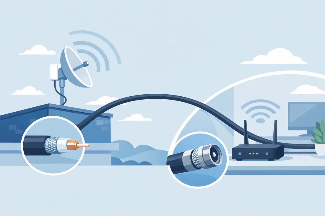 Koaxialkabel-Länge richtig planen am Hotspot