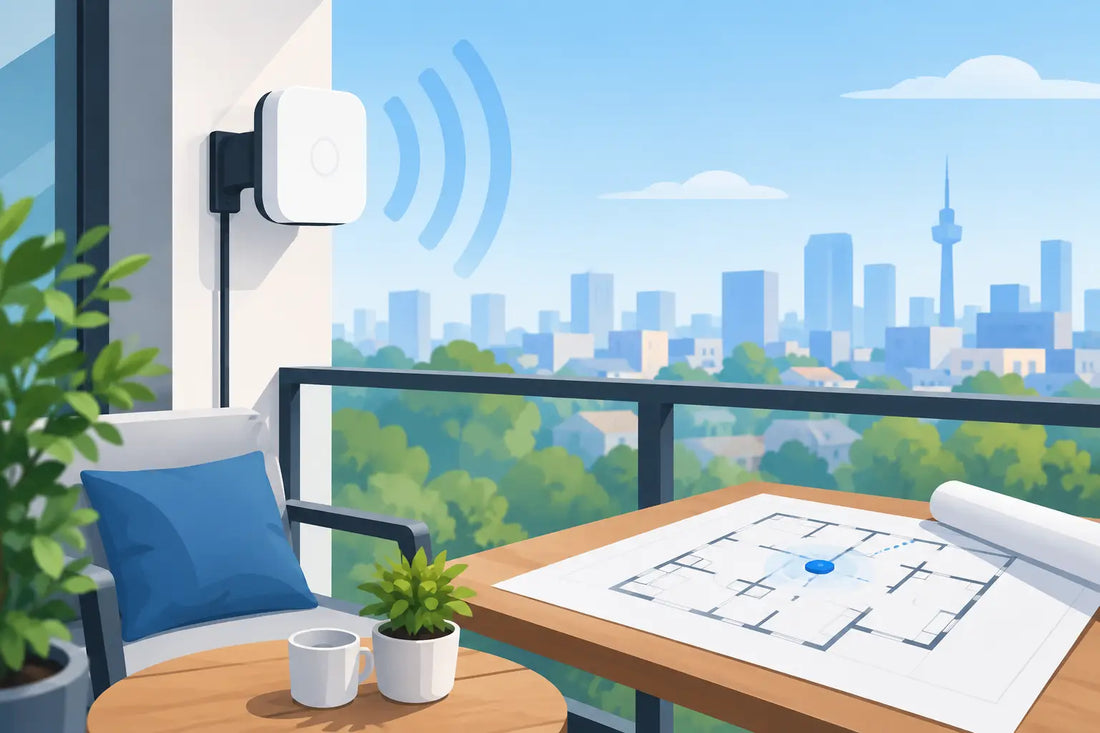 Helium Hotspot Balkon: Ein Beispiel mit Plan