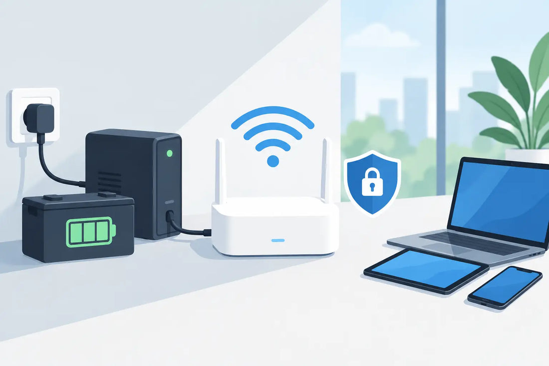 Hotspot Stromversorgung planen: stabil und sicher